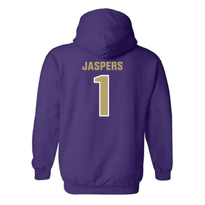 JMU - NCAA Men's Soccer : Erik Jaspers - Classic Shersey Hooded Sweatshirt-1