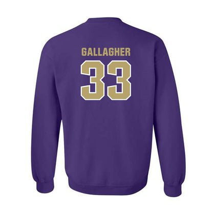 JMU - NCAA Baseball : Aiden Gallagher - Classic Shersey Crewneck Sweatshirt-1