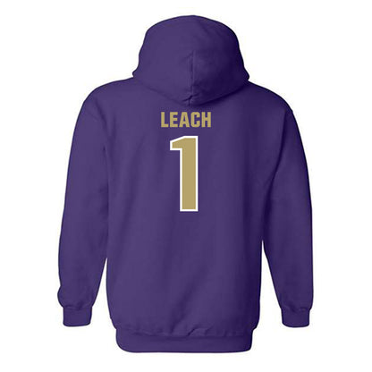 JMU - NCAA Women's Basketball : Maddie Leach - Classic Shersey Hooded Sweatshirt-1