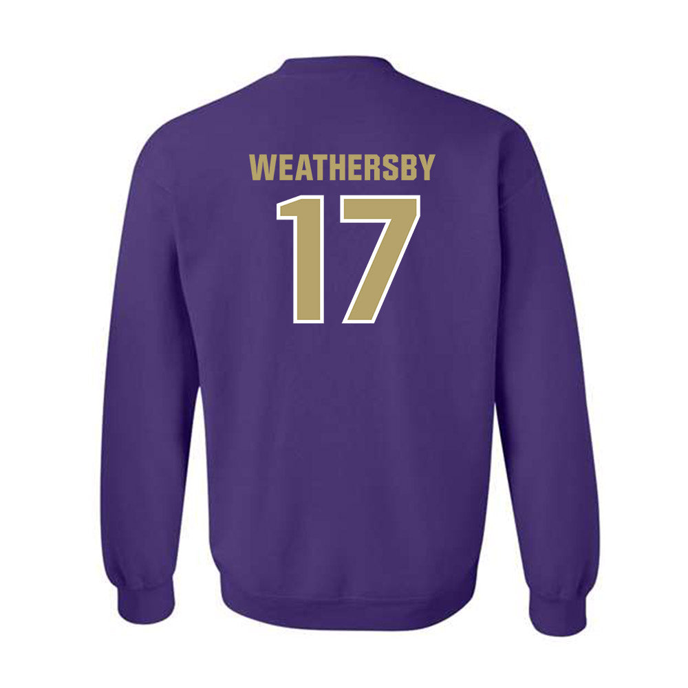 JMU - NCAA Football : Gannon Weathersby - Classic Shersey Crewneck Sweatshirt-1