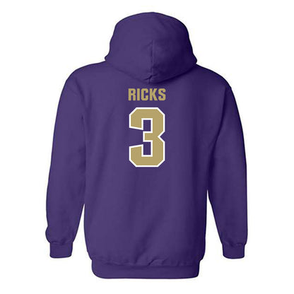 JMU - NCAA Men's Basketball : Eddie Ricks - Classic Shersey Hooded Sweatshirt-1