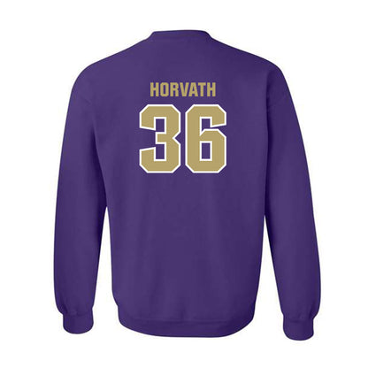 JMU - NCAA Baseball : Adam Horvath - Classic Shersey Crewneck Sweatshirt-1