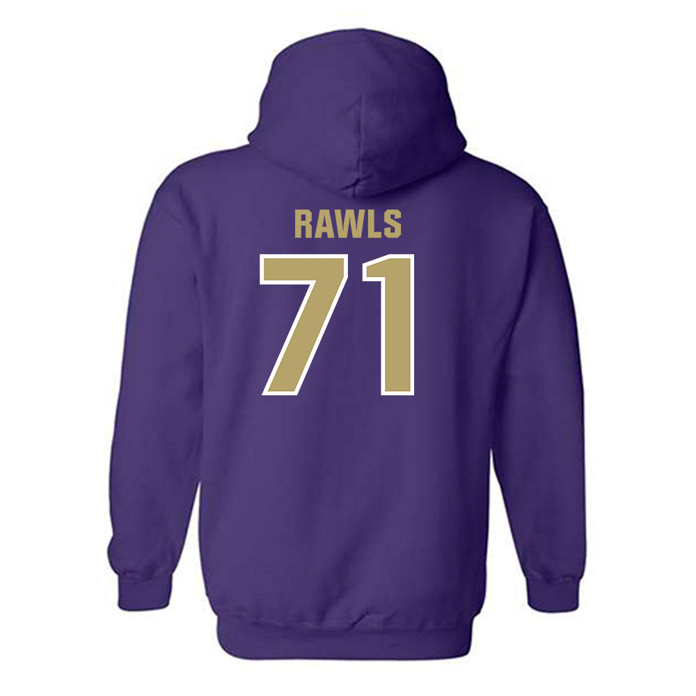 JMU - NCAA Football : Deacon Rawls - Classic Shersey Hooded Sweatshirt-1
