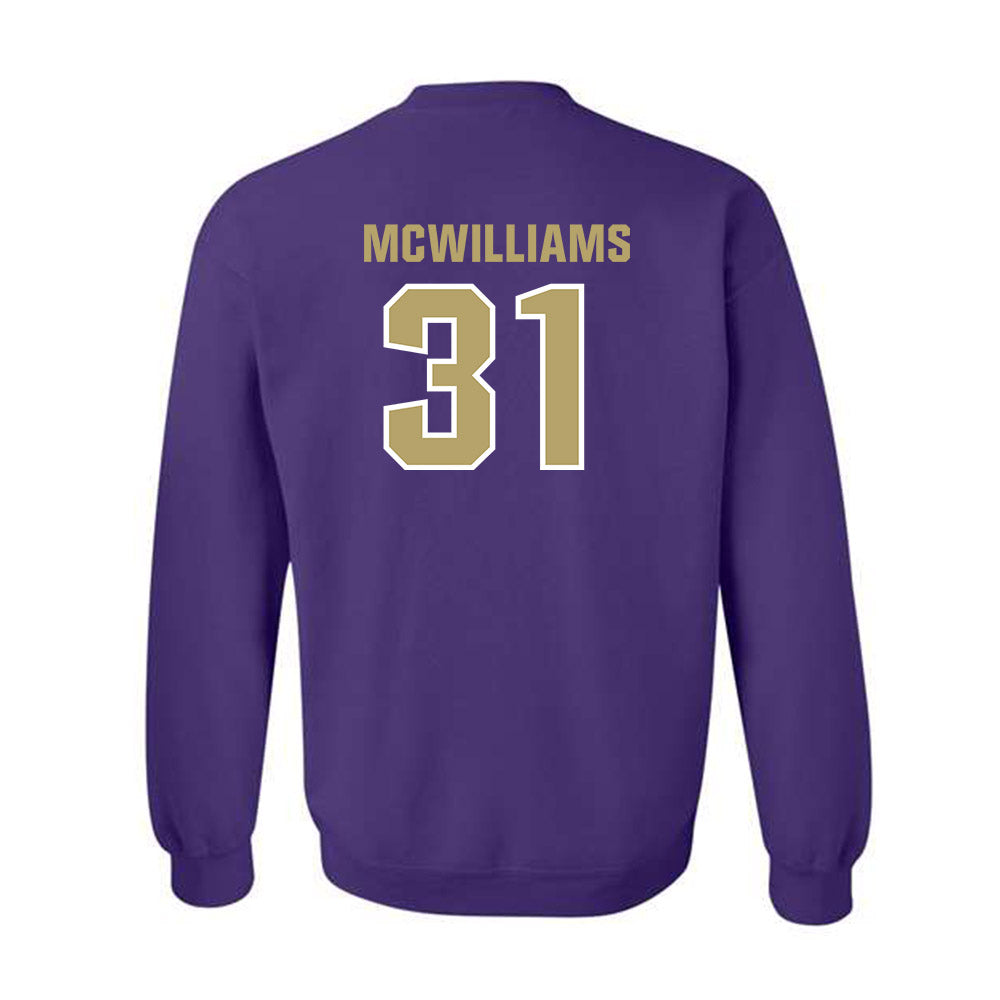 JMU - NCAA Football : Roddrey McWilliams - Classic Shersey Crewneck Sweatshirt-1
