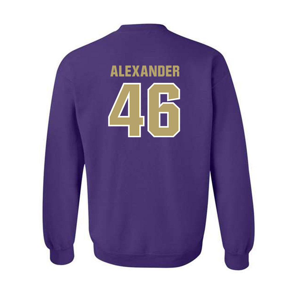 JMU - NCAA Baseball : Luke Alexander - Classic Shersey Crewneck Sweatshirt-1