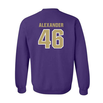 JMU - NCAA Baseball : Luke Alexander - Classic Shersey Crewneck Sweatshirt-1
