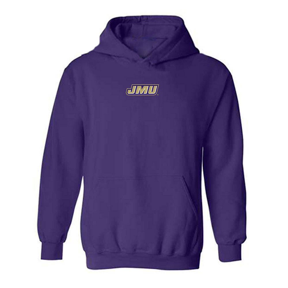 JMU - NCAA Baseball : Will Haacke - Classic Shersey Hooded Sweatshirt-0