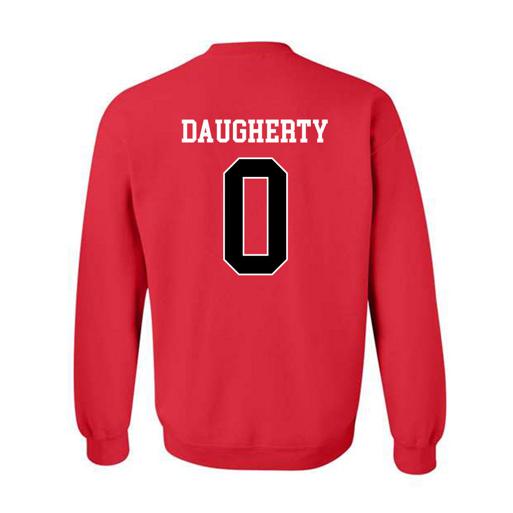 Illinois State - NCAA Men's Basketball : Jack Daugherty - Classic Shersey Crewneck Sweatshirt-1