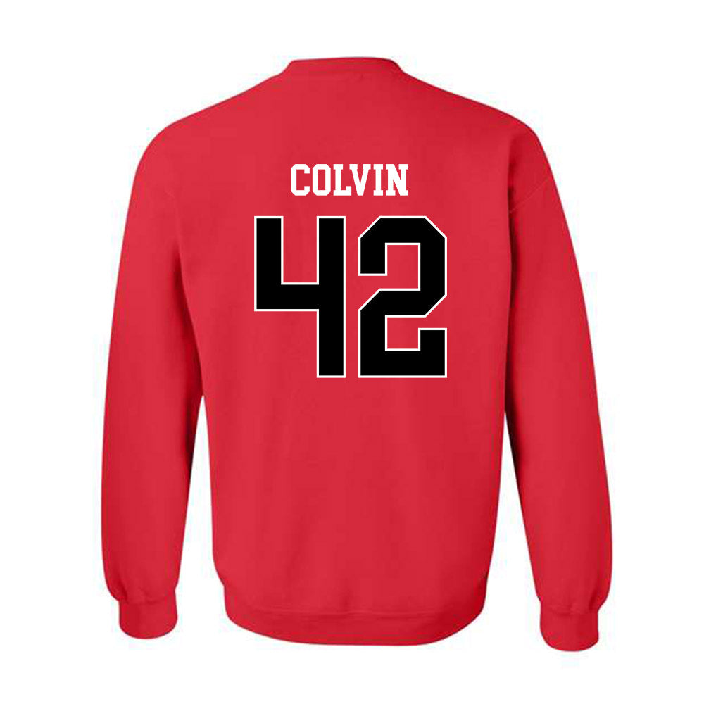 Illinois State - NCAA Football : Draivyn Colvin - Classic Shersey Crewneck Sweatshirt-1