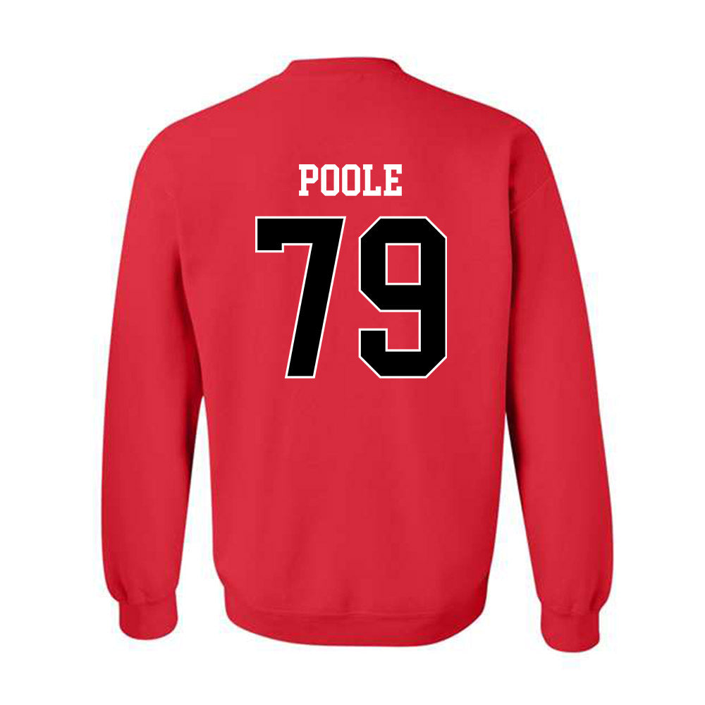 Illinois State - NCAA Football : Zach Poole - Classic Shersey Crewneck Sweatshirt-1