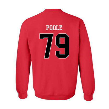 Illinois State - NCAA Football : Zach Poole - Classic Shersey Crewneck Sweatshirt-1