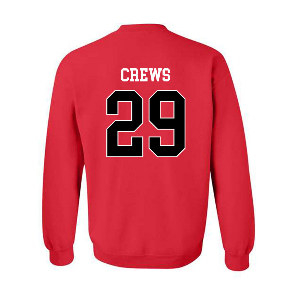 Illinois State - NCAA Football : Aidan Crews - Classic Shersey Crewneck Sweatshirt-1