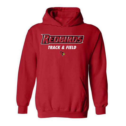 Illinois State - NCAA Men's Track & Field : Rex Hallam - Classic Shersey Hooded Sweatshirt-0