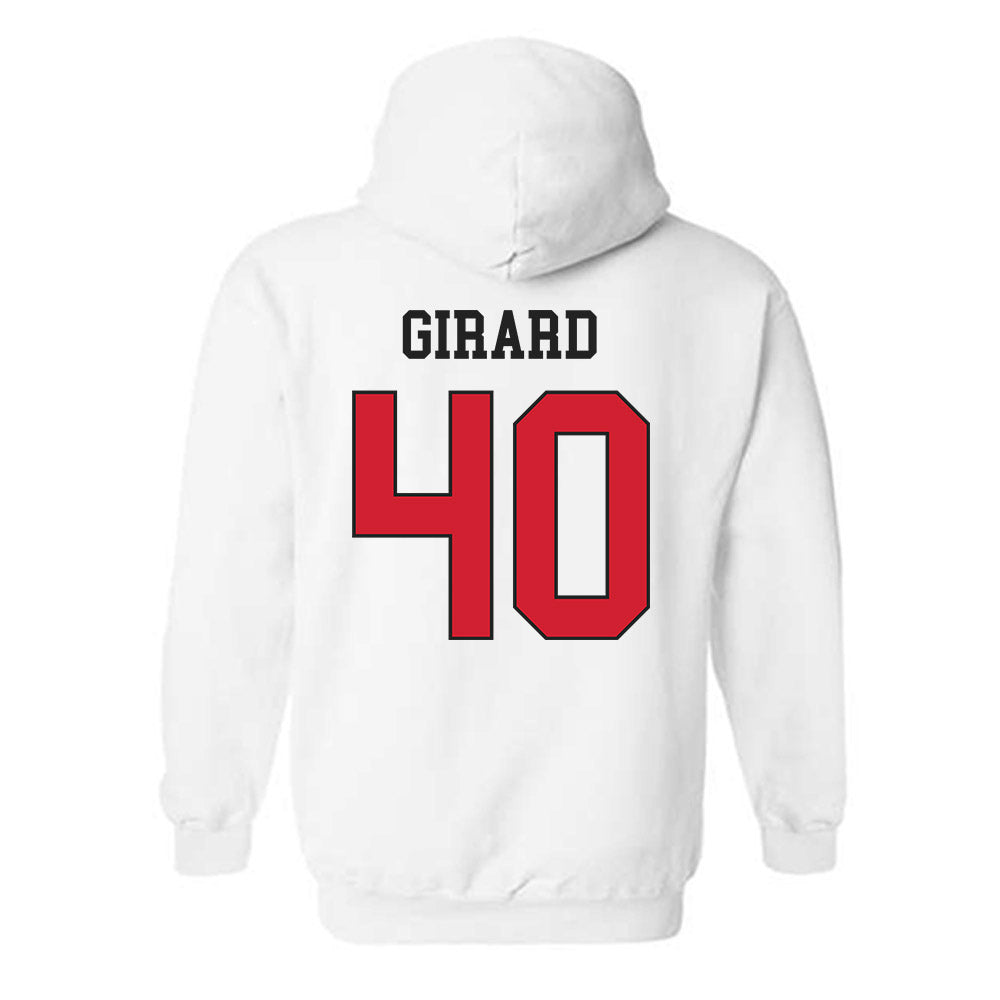 Illinois State - NCAA Baseball : Nolan Girard - Classic Shersey Hooded Sweatshirt-1