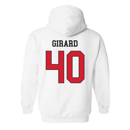 Illinois State - NCAA Baseball : Nolan Girard - Classic Shersey Hooded Sweatshirt-1