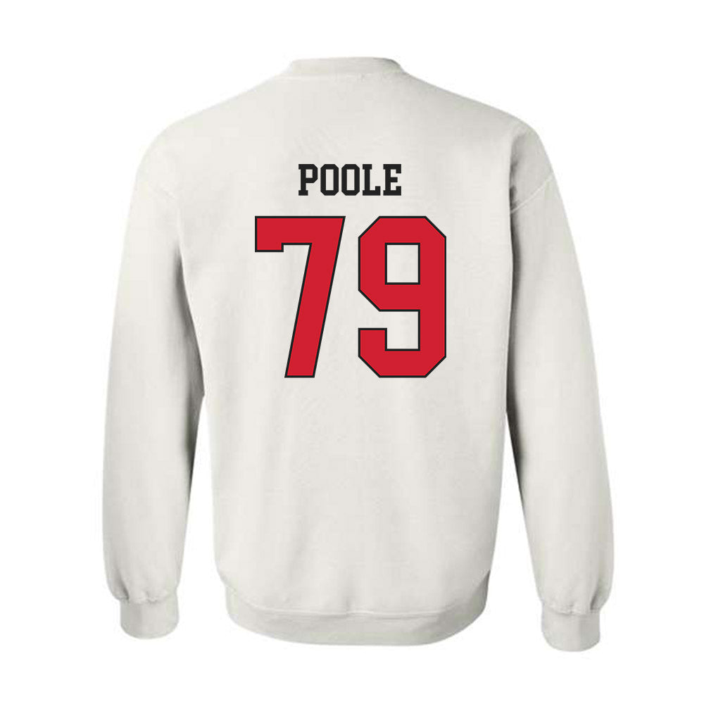 Illinois State - NCAA Football : Zach Poole - Classic Shersey Crewneck Sweatshirt-1