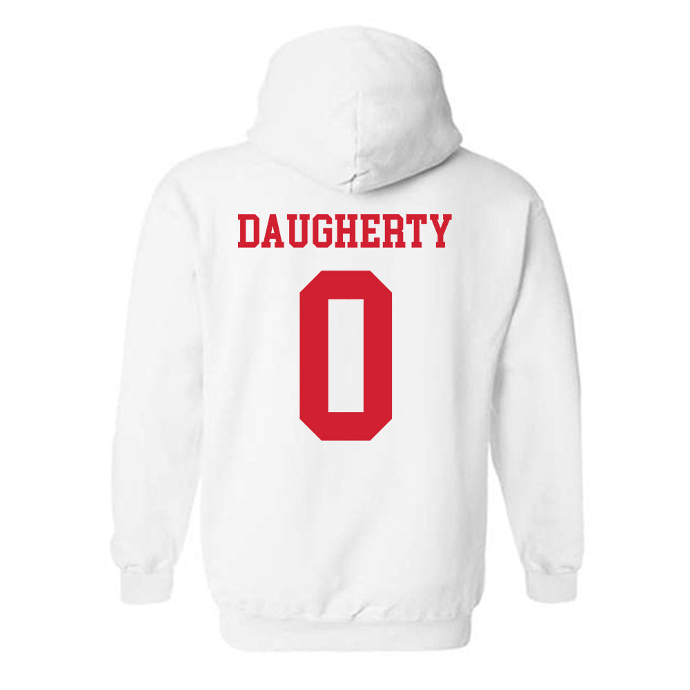 Illinois State - NCAA Men's Basketball : Jack Daugherty - Classic Shersey Hooded Sweatshirt-1