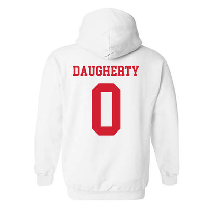 Illinois State - NCAA Men's Basketball : Jack Daugherty - Classic Shersey Hooded Sweatshirt-1