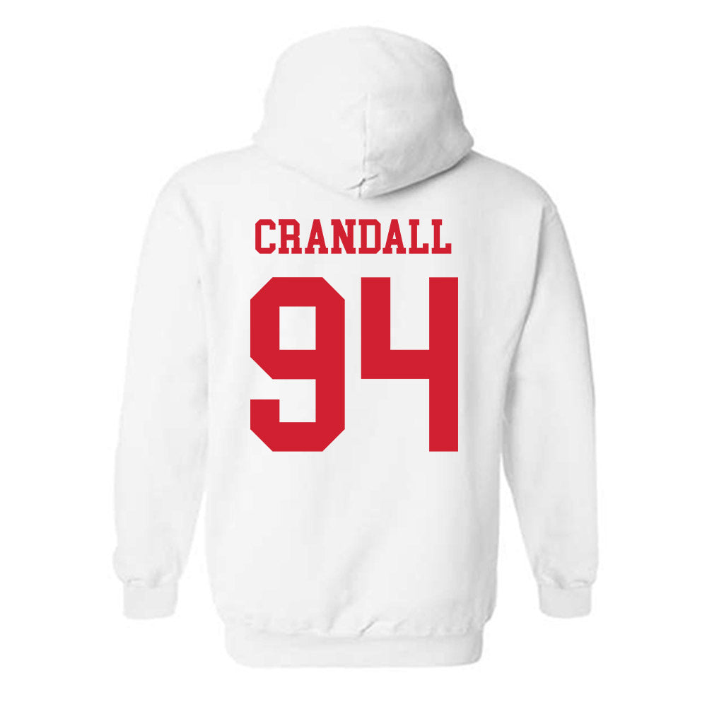 Illinois State - NCAA Football : Josh Crandall - Classic Shersey Hooded Sweatshirt-1
