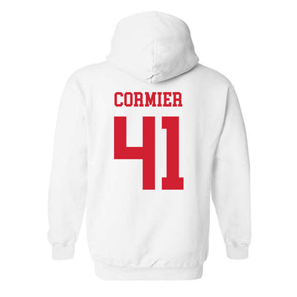 Illinois State - NCAA Baseball : Carson Cormier - Classic Shersey Hooded Sweatshirt-1