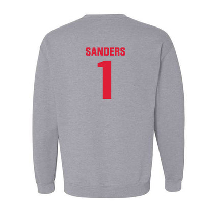 Lamar - NCAA Men's Basketball : Quinton Sanders - Classic Shersey Crewneck Sweatshirt-1