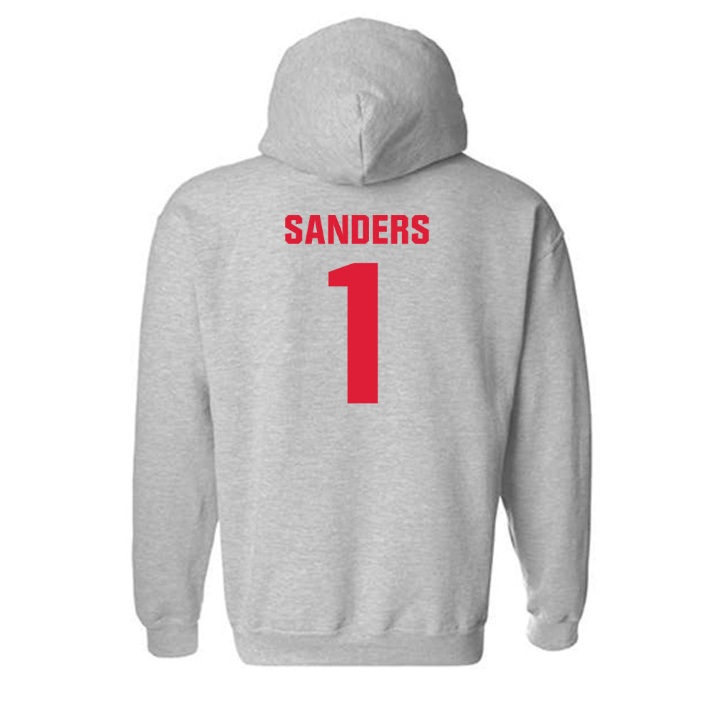 Lamar - NCAA Men's Basketball : Quinton Sanders - Classic Shersey Hooded Sweatshirt-1