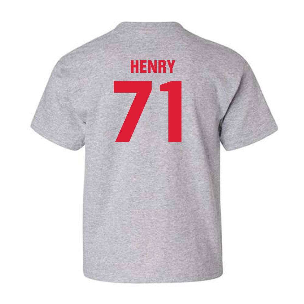 Lamar - NCAA Football : Treaden Henry - Classic Shersey Youth T-Shirt-1
