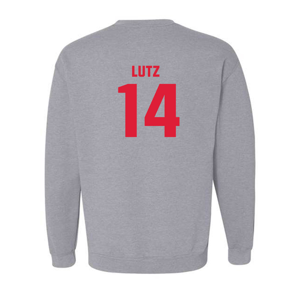 Lamar - NCAA Baseball : Travis Lutz - Classic Shersey Crewneck Sweatshirt-1