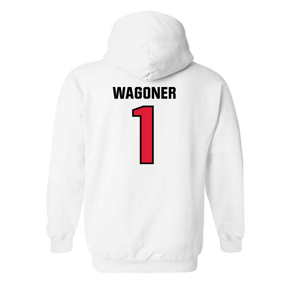 Lamar - NCAA Baseball : Jake Wagoner - Classic Shersey Hooded Sweatshirt-1