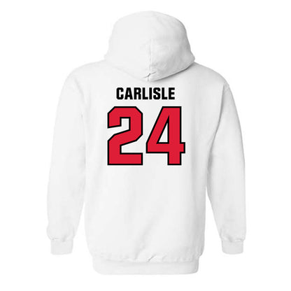 Lamar - NCAA Baseball : Tanner Carlisle - Classic Shersey Hooded Sweatshirt-1