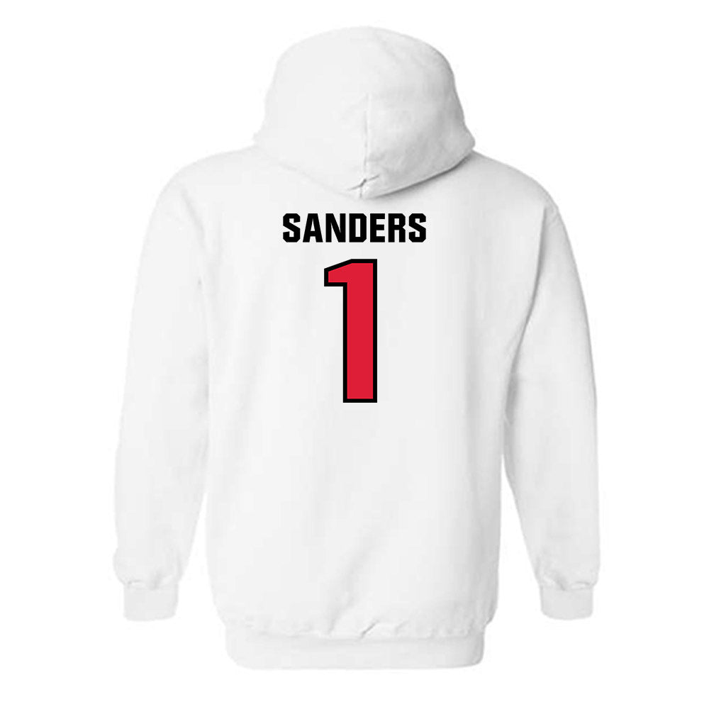 Lamar - NCAA Men's Basketball : Quinton Sanders - Classic Shersey Hooded Sweatshirt-1