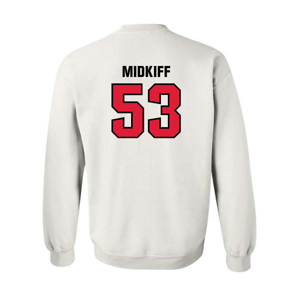 Lamar - NCAA Baseball : Daniel Midkiff - Classic Shersey Crewneck Sweatshirt-1