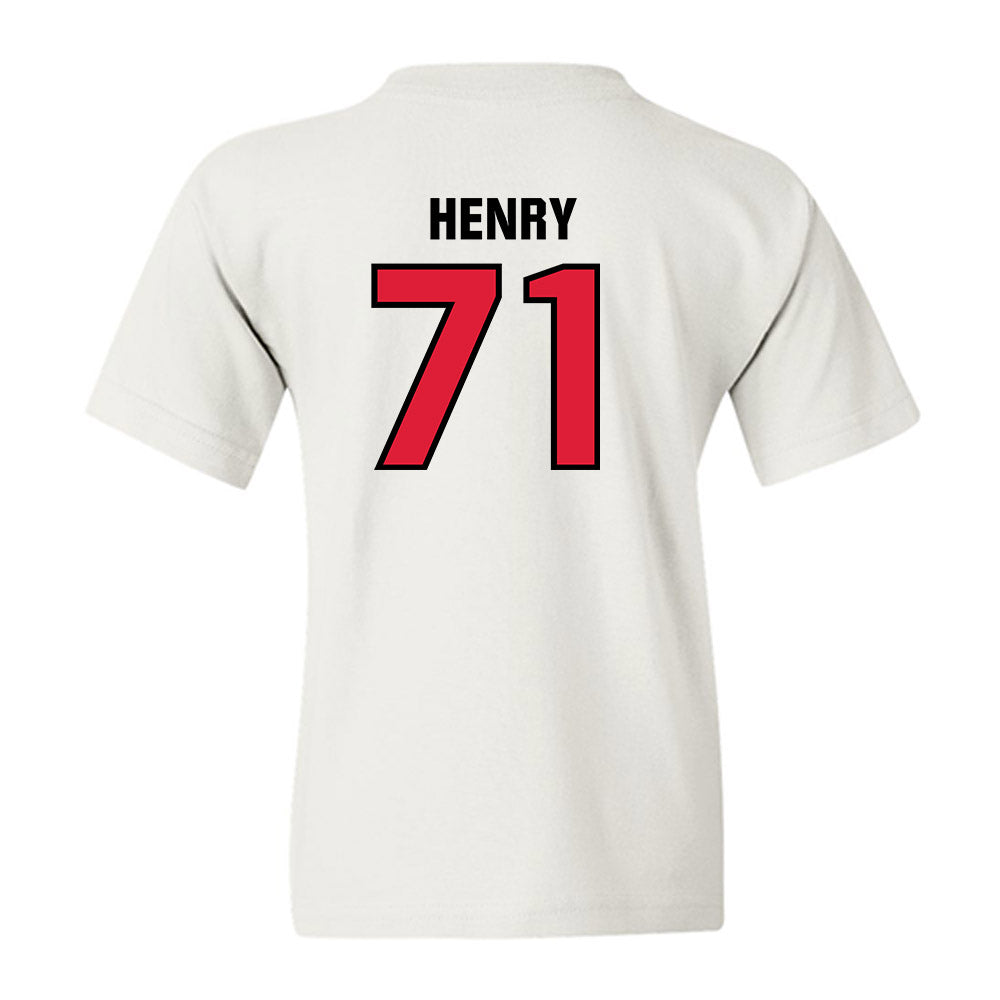 Lamar - NCAA Football : Treaden Henry - Classic Shersey Youth T-Shirt-1