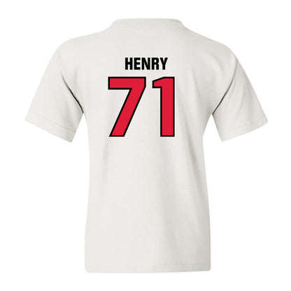 Lamar - NCAA Football : Treaden Henry - Classic Shersey Youth T-Shirt-1