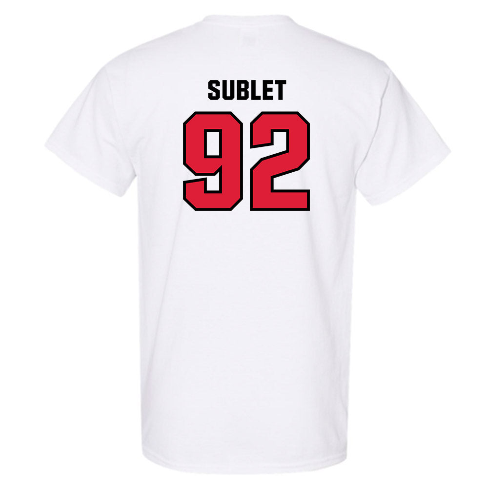 Lamar - NCAA Football : Broderick Sublet - Classic Shersey T-Shirt-1