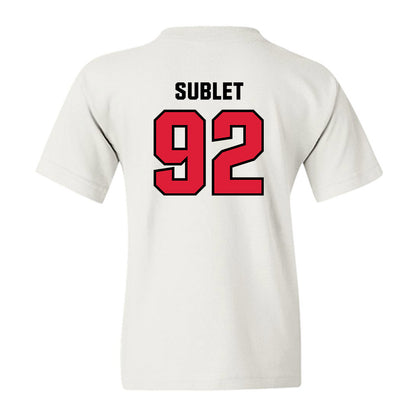 Lamar - NCAA Football : Broderick Sublet - Classic Shersey Youth T-Shirt-1