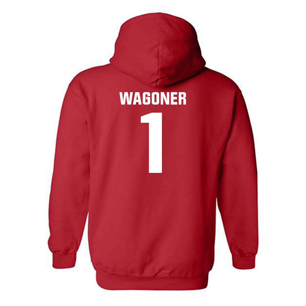 Lamar - NCAA Baseball : Jake Wagoner - Classic Shersey Hooded Sweatshirt-3