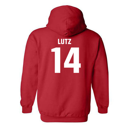 Lamar - NCAA Baseball : Travis Lutz - Classic Shersey Hooded Sweatshirt-3