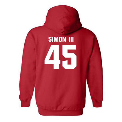 Lamar - NCAA Football : Albert Simon III - Classic Shersey Hooded Sweatshirt-3