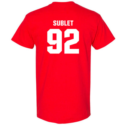 Lamar - NCAA Football : Broderick Sublet - Classic Shersey T-Shirt-3