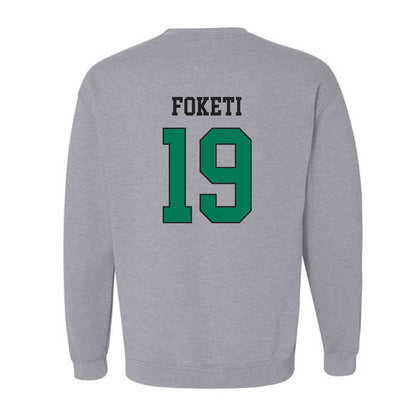 Northeastern State - NCAA Football : Mosese Foketi - Classic Shersey Crewneck Sweatshirt-1