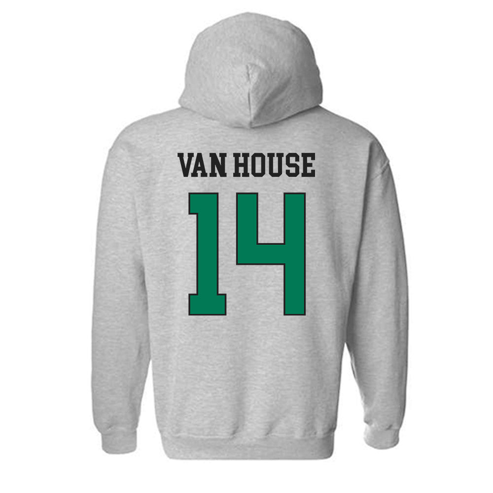 Northeastern State - NCAA Baseball : Preston Van House - Classic Shersey Hooded Sweatshirt-1