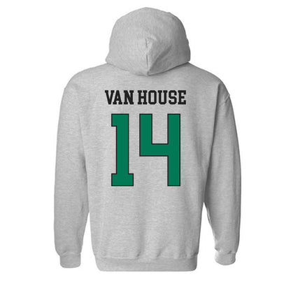Northeastern State - NCAA Baseball : Preston Van House - Classic Shersey Hooded Sweatshirt-1