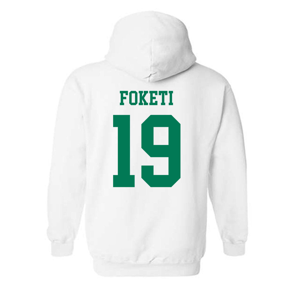 Northeastern State - NCAA Football : Mosese Foketi - Classic Shersey Hooded Sweatshirt-1