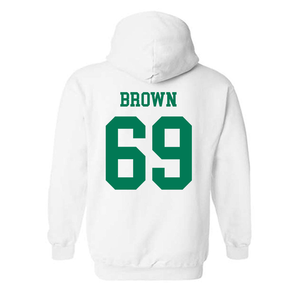 Northeastern State - NCAA Football : Rashuad Brown - Classic Shersey Hooded Sweatshirt-1
