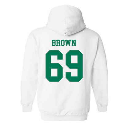 Northeastern State - NCAA Football : Rashuad Brown - Classic Shersey Hooded Sweatshirt-1
