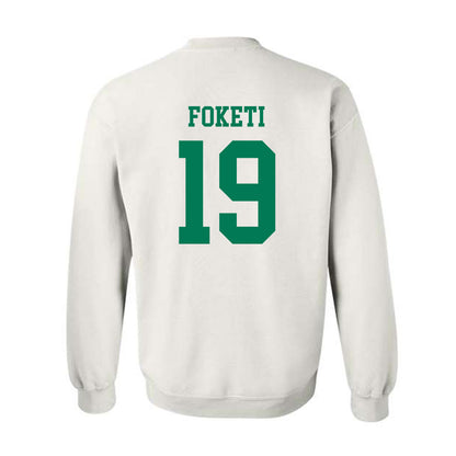 Northeastern State - NCAA Football : Mosese Foketi - Classic Shersey Crewneck Sweatshirt-1