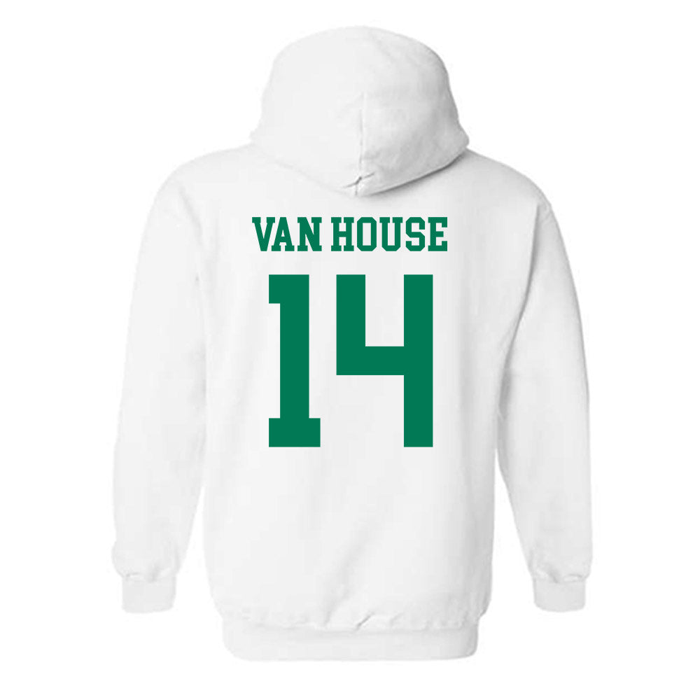 Northeastern State - NCAA Baseball : Preston Van House - Classic Shersey Hooded Sweatshirt-1