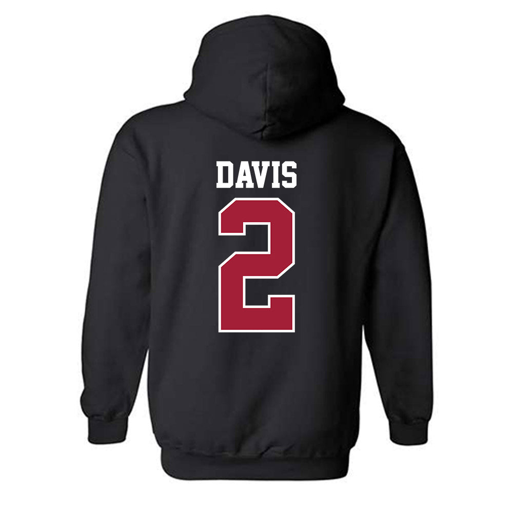 Oklahoma - NCAA Baseball : Myles Davis - Fashion Shersey Hooded Sweatshirt-1