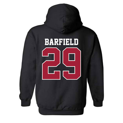 Oklahoma - NCAA Baseball : Jaden Barfield - Fashion Shersey Hooded Sweatshirt-1